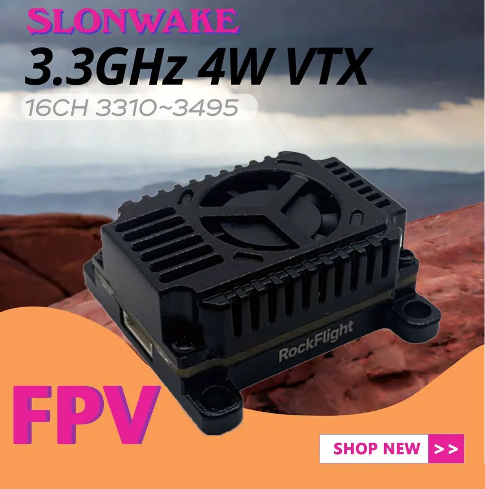 SLONWAKE FPV 3.3G 16CH 4000mW  - Drone Rc Remote recension och pris