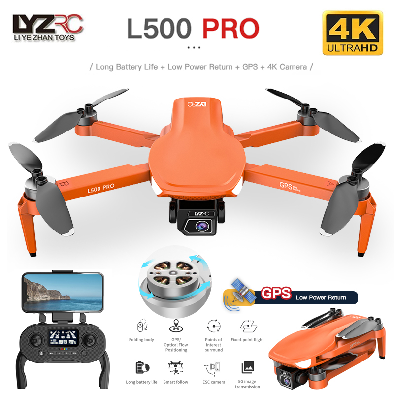 L500 PRO GPS Drone 4K Profesio - Drone Vs Rc Helicopter recension och pris