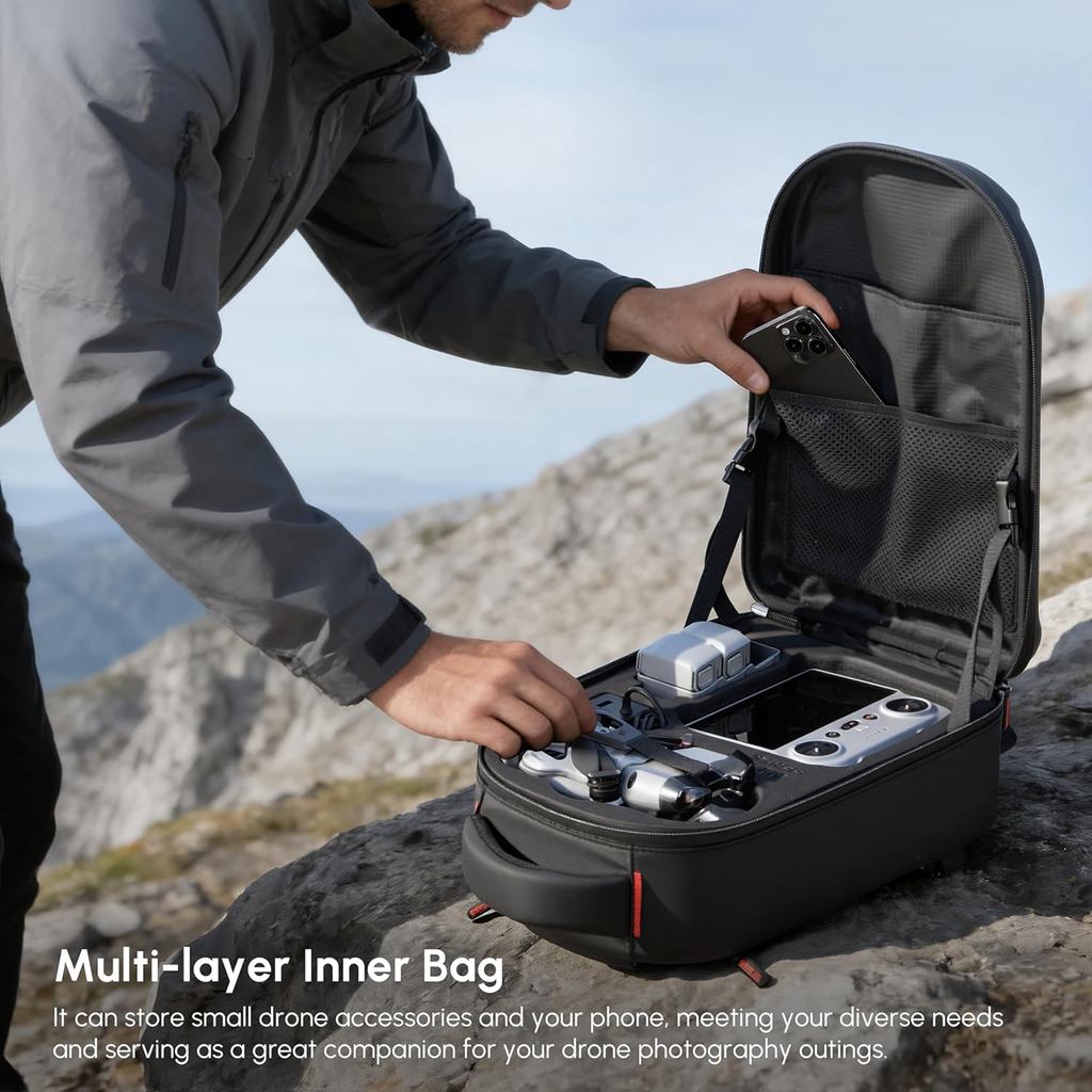 Waterproof Hard Carrying Backp - Drone Dji Rc 3 recension och pris