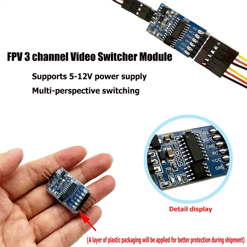 5.8G 3 Channel Video Switcher  - Rc Airplane Drone recension och pris