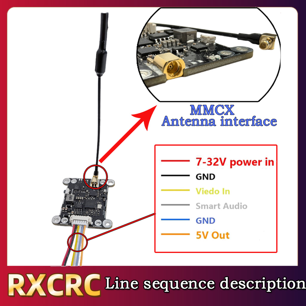 RXCRC 5.8G Module 48CH 1.6W VT - Rc Airplane Drone recension och pris