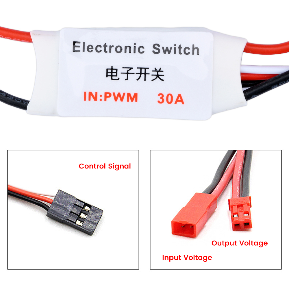 3.7-27V 30A Remote Control Ele - Drone Switch Rc recension och pris