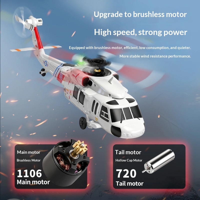 Wltoys K270 Black Hawk Uh 60l  - Rc Helicopter Gyro recension och pris