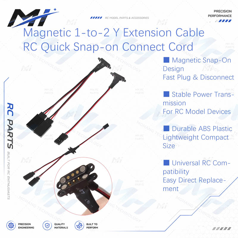 Magnetic 1-to-2 Y Extension Ca - Drone Rc Remote recension och pris